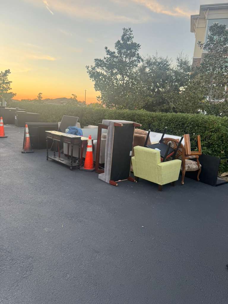 Furniture ready for pickup